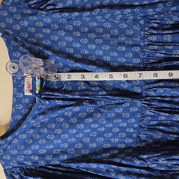 Faherty Lyla Floral Organic Cotton Cottagecore Midi Dress - Picture 6 of 10